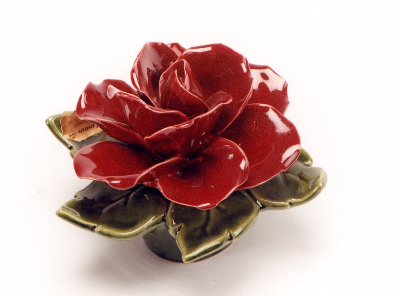 Ceramic Rose for Memorial Burslem Memorials