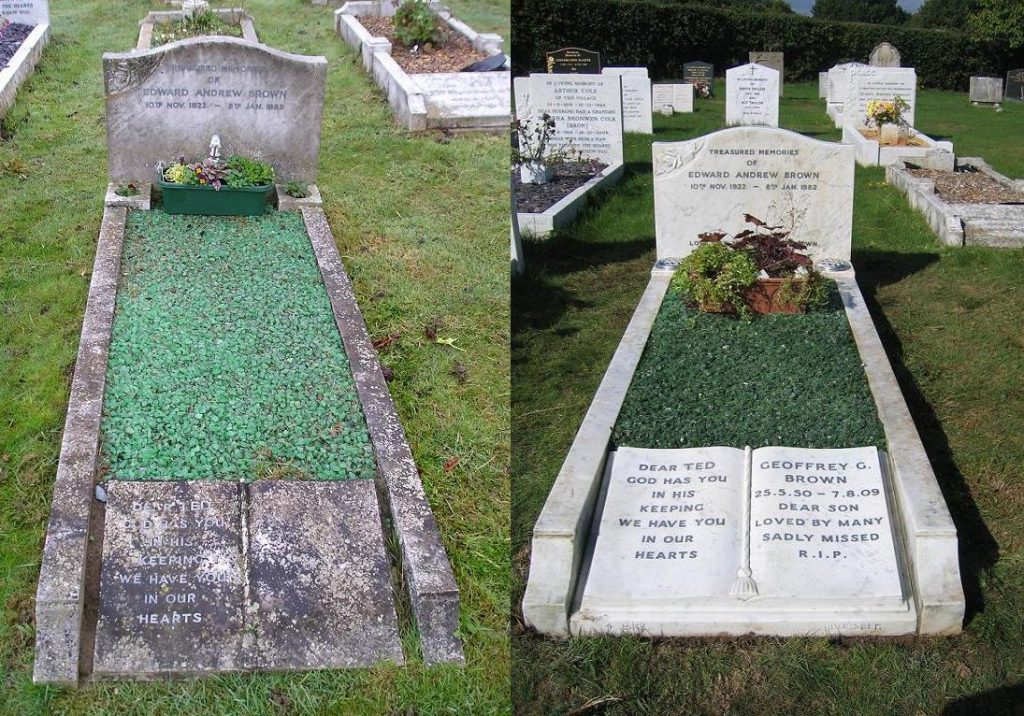 Memorial & Gravestone Cleaning, Repair & Renovation
