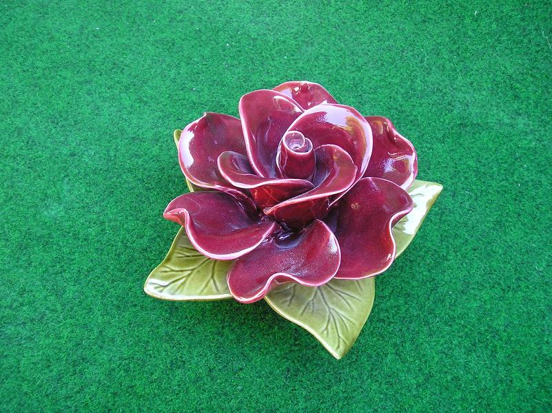 Memorial Accessories Porcelain Flower Rose Burslem Memorials