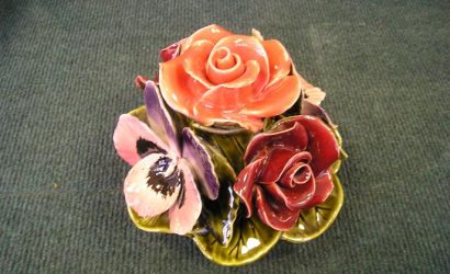 Memorial Accessories - Porcelain Flowers