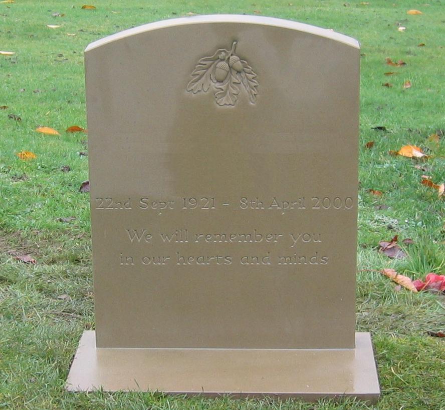 Burslem Yorkstone headstone Burslem Memorials