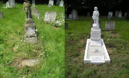 Memorial Cleaning Restoration Burslem Headstone Gravestone